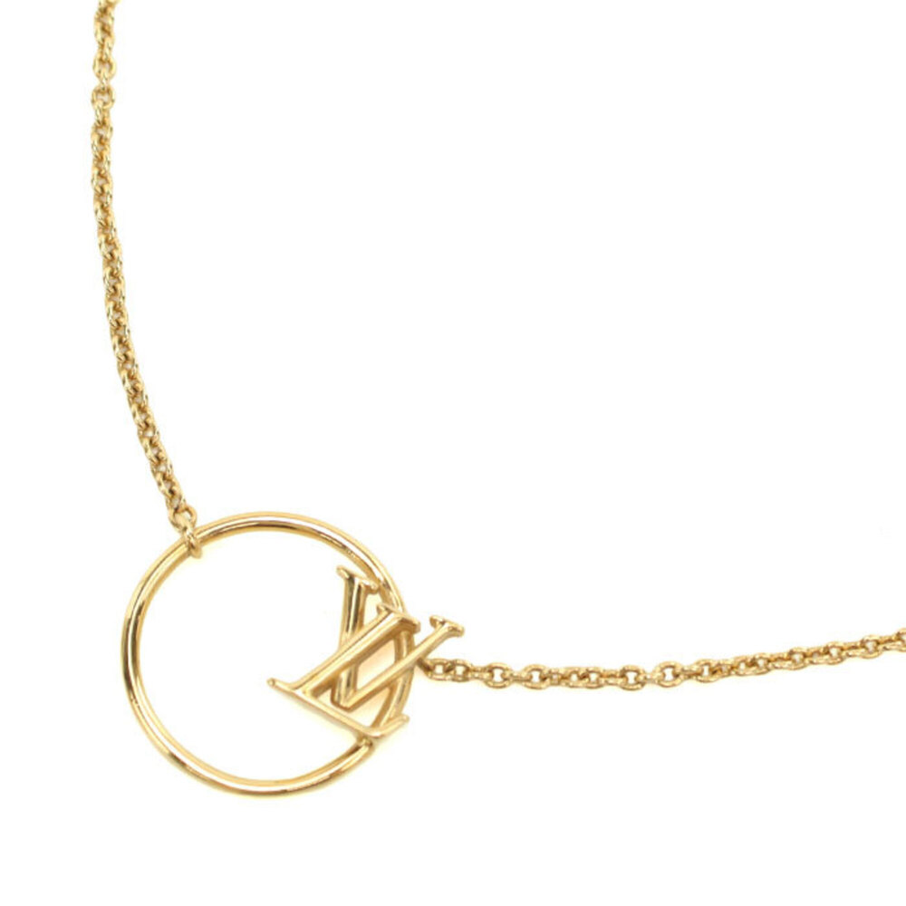 LOUIS VUITTON Louis Vuitton Necklace M00762 Collier LV Eclipse Women's Gold